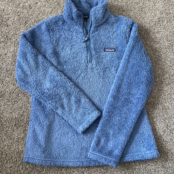 Women’s Patagonia Sky Blue Fleece Jacket Los Gatos - Picture 1 of 2